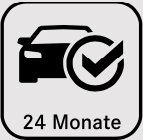 24 Monate Fahrzeuggarantie